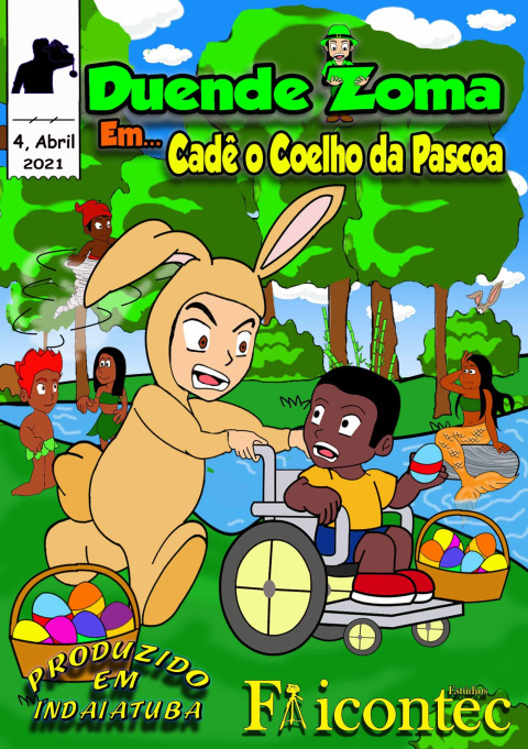 Duende Zoma em cadê o coelho da páscoa